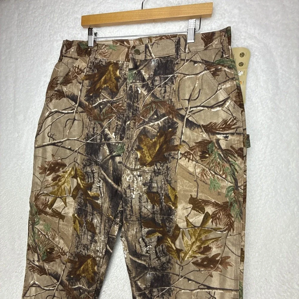 Carhartt Work Camo AP Dungaree Fit Pants Mens 38X30 B235 CAP Camo‎ NWT NOS